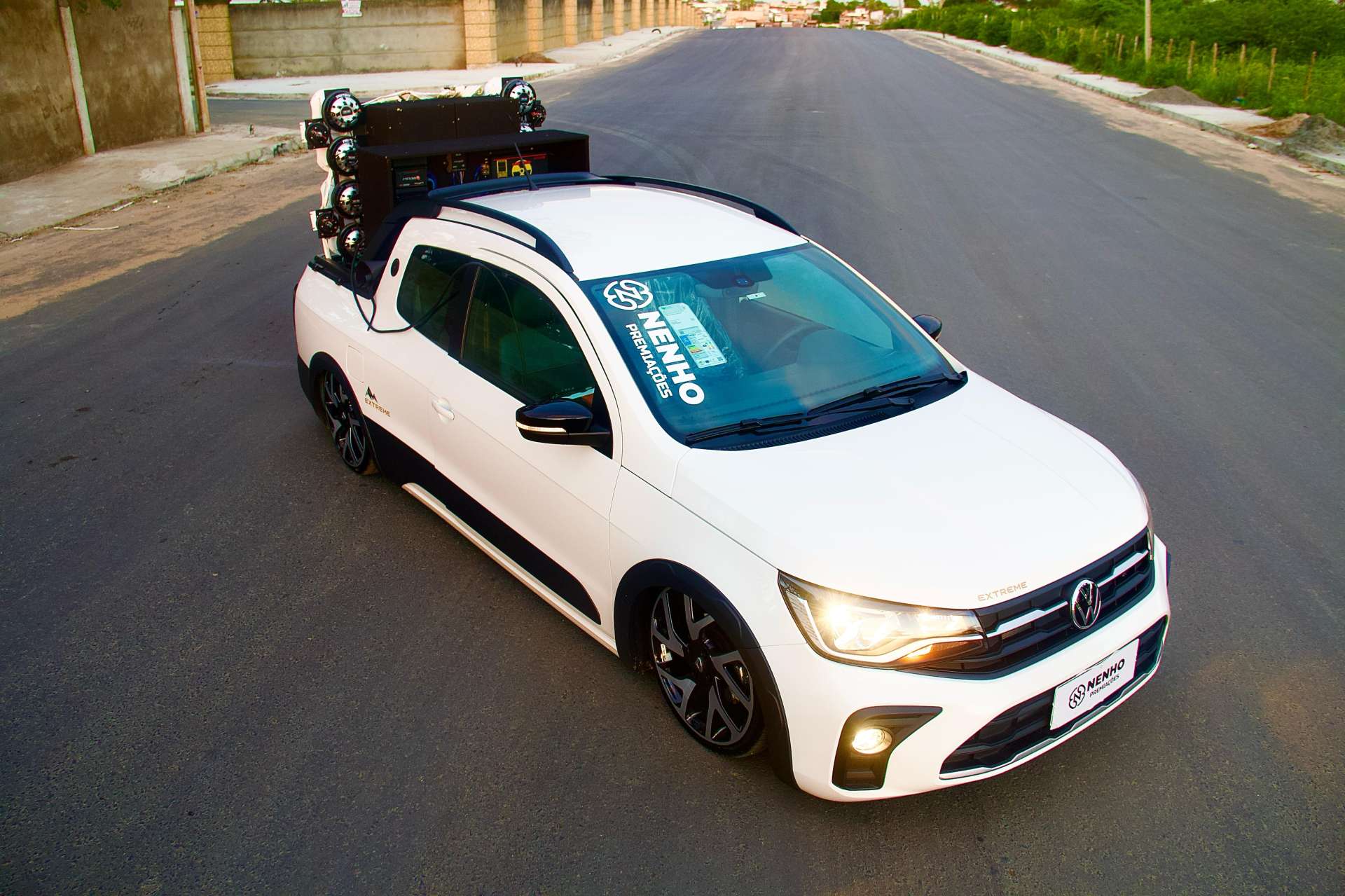 MILHAR: SAVEIRO EXTREME 2024 + PAREDÃO DE SOM EQUIPADA COM SUSPENSÃO A AR E RODAS ESPORTIVAR SORTEIO 01 DE JUNHO