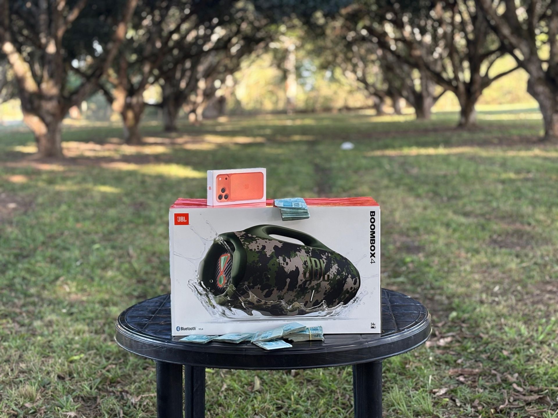 CENTENA : IPHONE 17 PRO MAX  + JBL BOOMBOX 4 OU 15.000,00 MIL NO PIX SORTEIO  14 DE NOVEMBRO