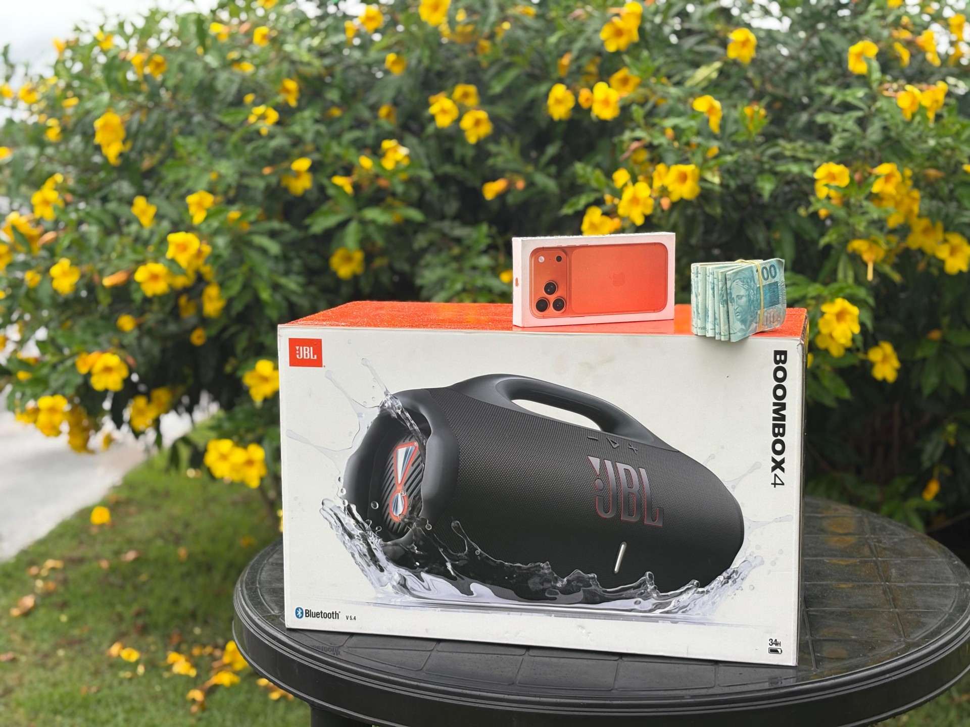 CENTENA : IPHONE 17 PRO MAX  + JBL BOOMBOX 4 OU 15.000,00 MIL NO PIX SORTEIO 29 DE NOVEMBRO