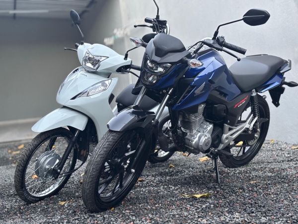 MILHAR : BIZ 125 ES 2025 COR BRANCO + FAN 160 2025 COR AZUL SORTEIO 02 DE JULHO