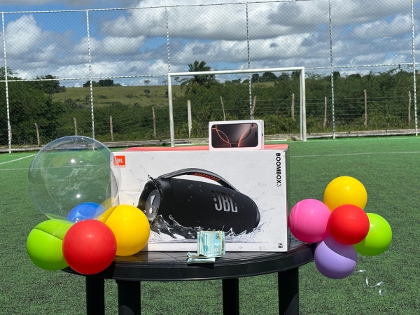 CENTENA : IPHONE 16 PRO MAX  + JBL BOOMBOX 3 OU 12.000,00 MIL NO PIX SORTEIO 16 DE AGOSTO