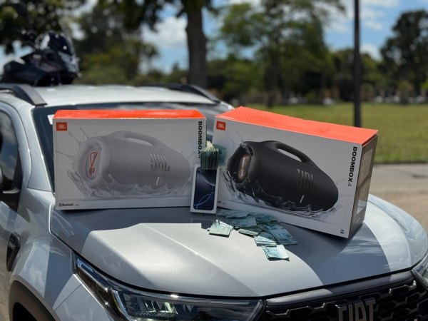 CENTENA : IPHONE 16 PRO MAX + 02 JBL BOOMBOX 4 OU 15.000,00 MIL NO PIX  SORTEIO 22 DE NOVEMBRO