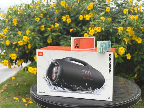 CENTENA : IPHONE 17 PRO MAX  + JBL BOOMBOX 4 OU 15.000,00 MIL NO PIX SORTEIO 29 DE NOVEMBRO